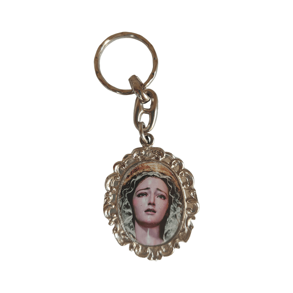 Llavero Foto Cristo y Virgen - Imagen 2