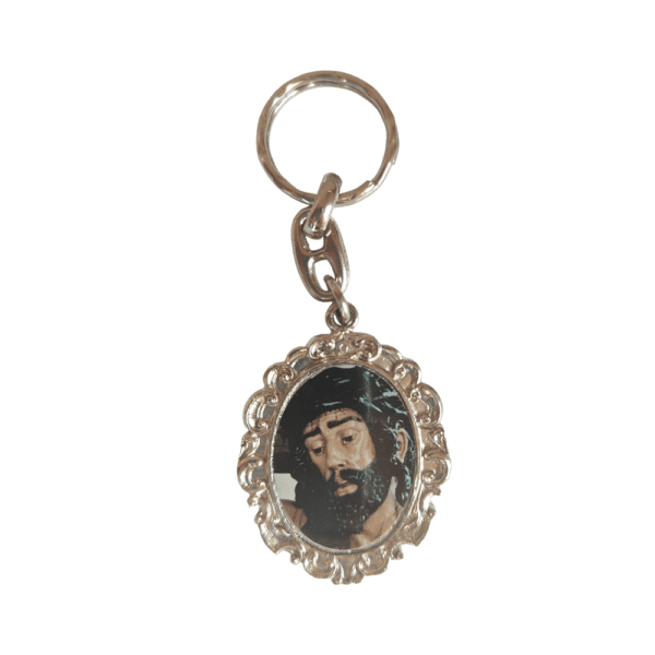 Llavero Foto Cristo y Virgen