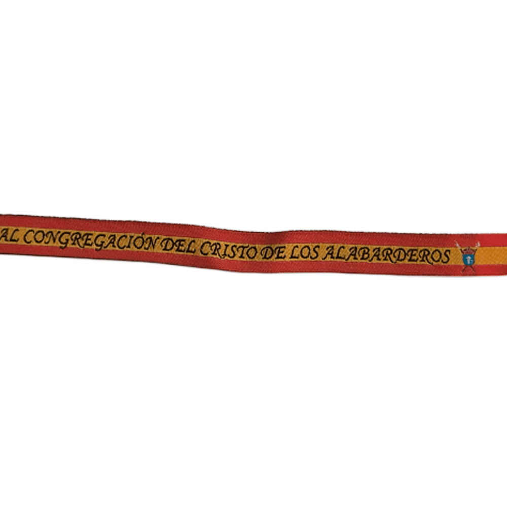 Pulsera de Tela Bordada Bandera de España - Imagen 2