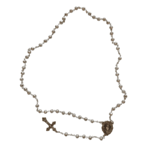 Rosario de Cinco Misterios. Filigrana Plateada